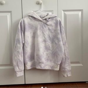 Purple tie dye target sweatshirt
